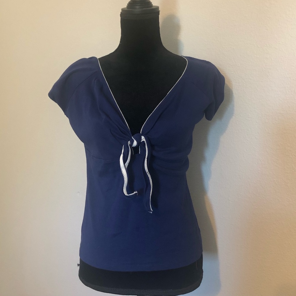 Hell Bunny Cropped Sailor Shirt